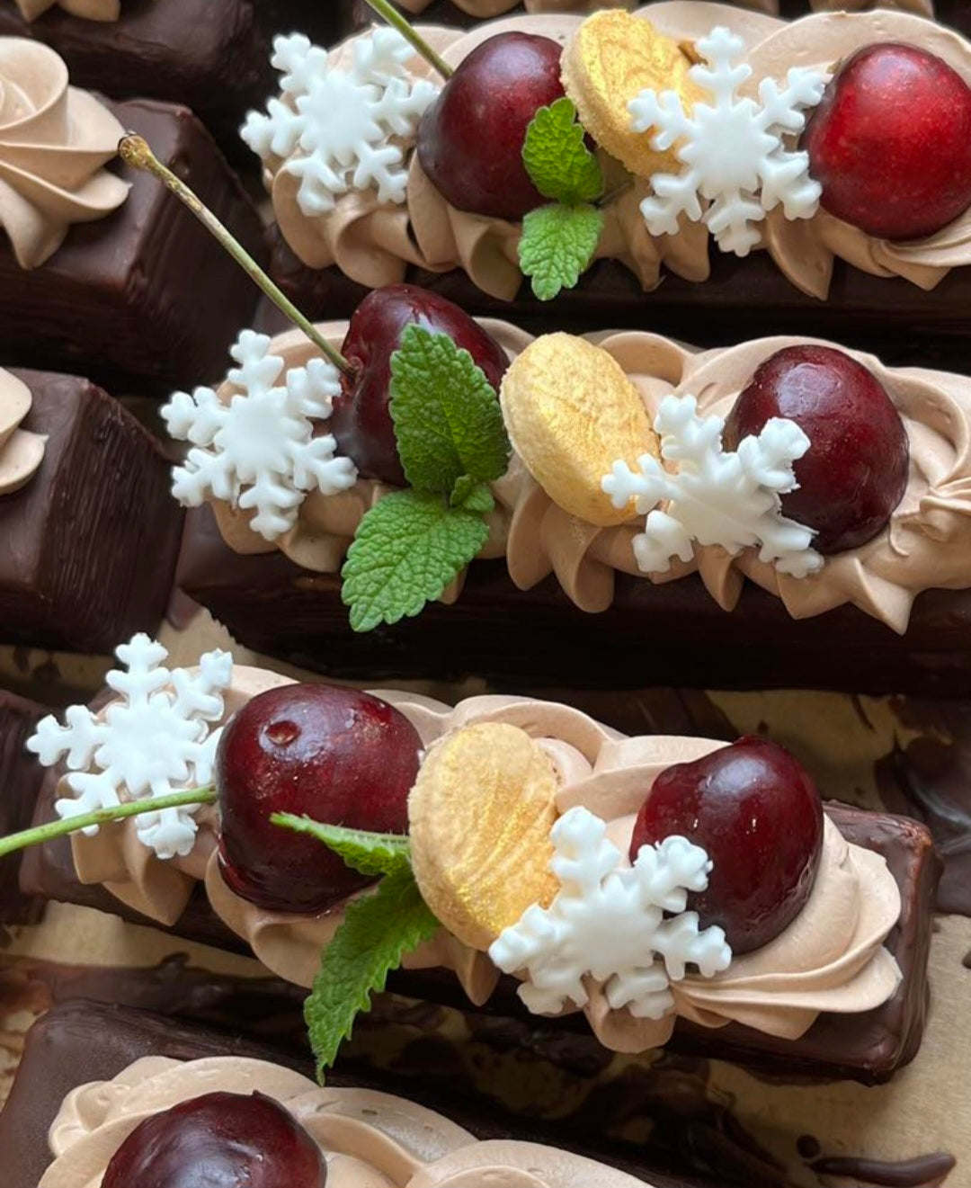 Christmas Cherry Chocolate Entremets